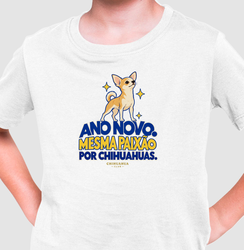 Ano Novo, mesma paixão por chihuahuas.