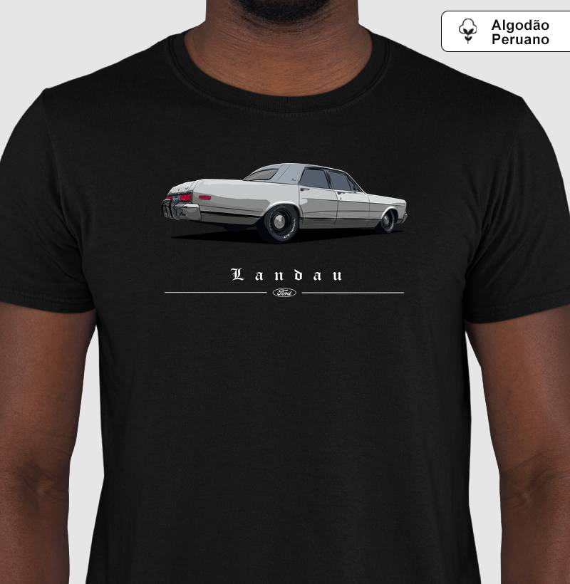 Camiseta em algodão peruano Landau