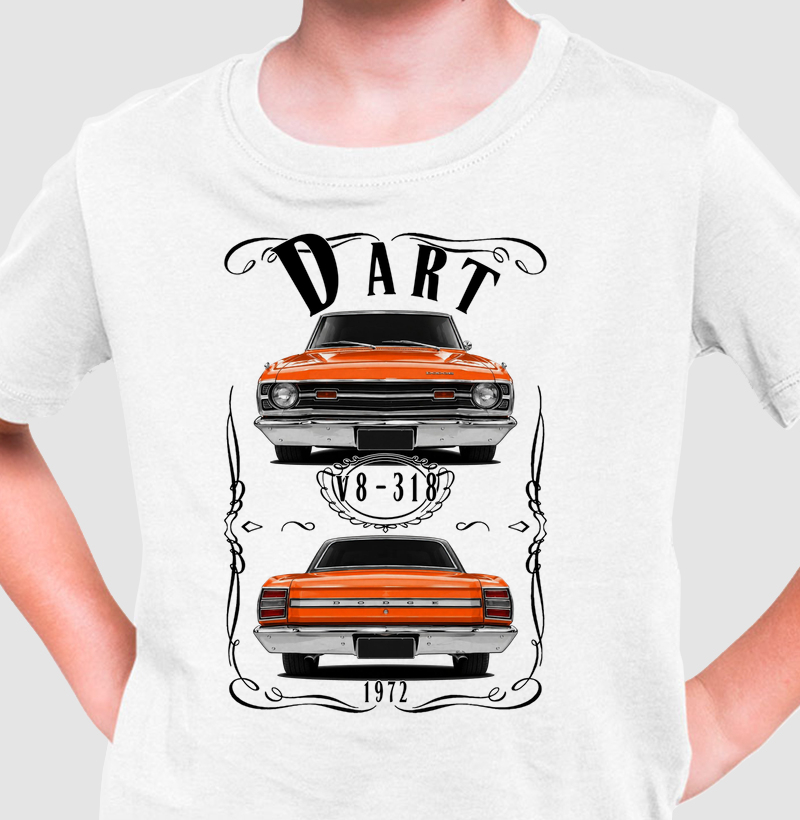 Camiseta infantil Dart vintage