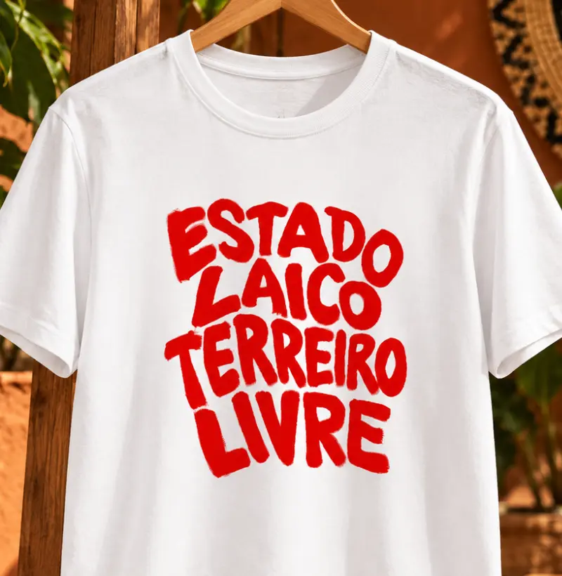 TERREIRO LIVRE - Camiseta Algodão Peruano