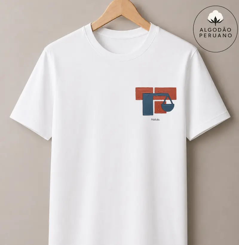 Camiseta Algodão Peruano Equilíbrio - Coleção Elementos
