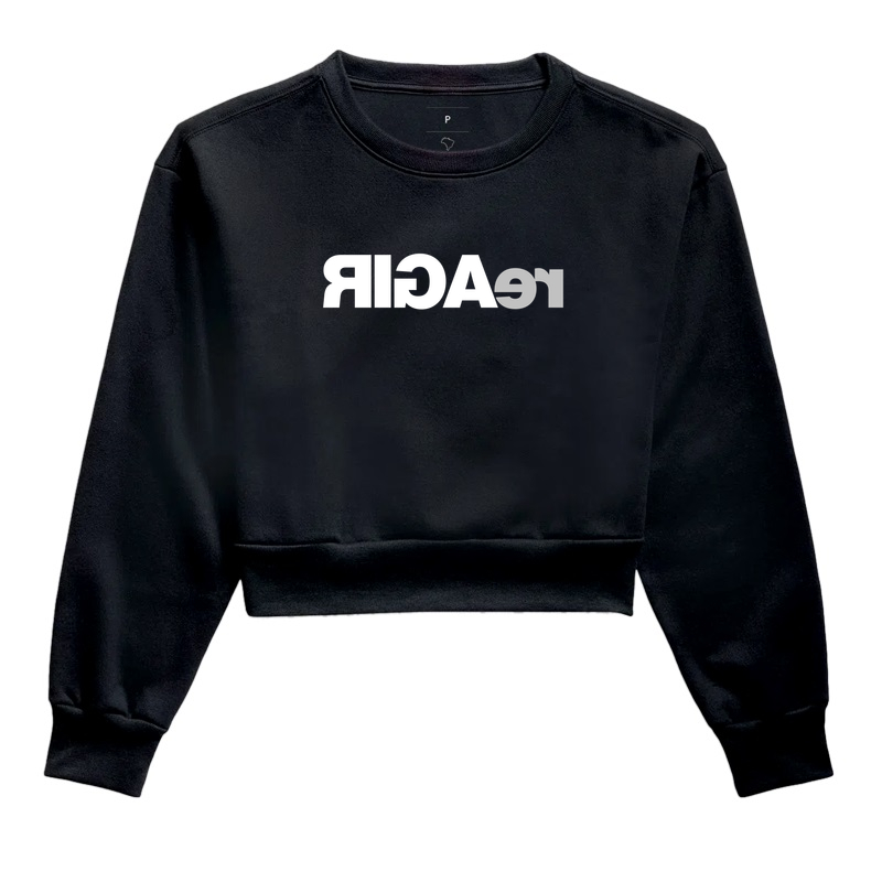 reAGIR - Cropped Moletom