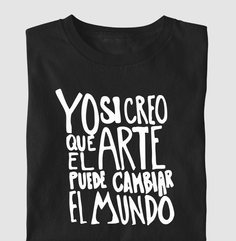 Camiseta - Arte pode cambiar el mundo