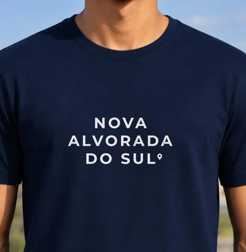 Nova Alvorada do Sul | Pin MS - Camiseta
