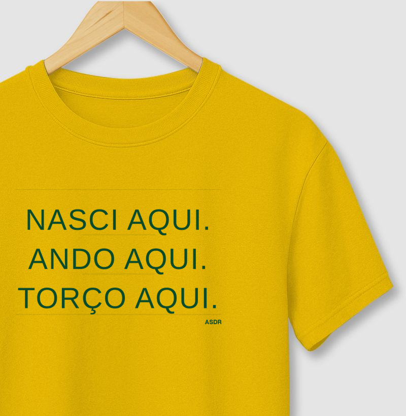 Nasci Aqui. Ando Aqui. Torço Aqui.