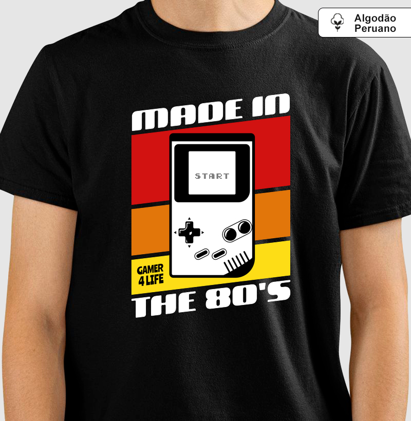 Made In The 80's Vintage Retro Gaming Design