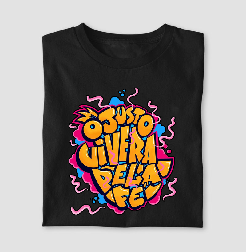 Camiseta - O justo viverá pela Fé
