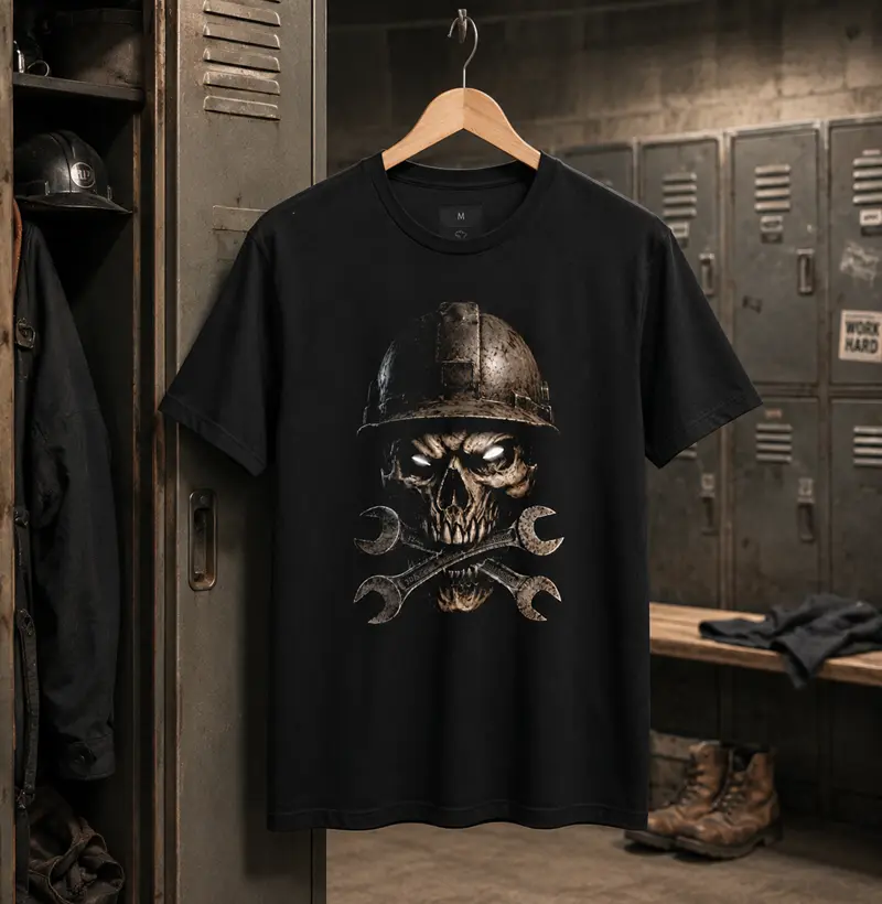 Caveira Mecânico Industrial