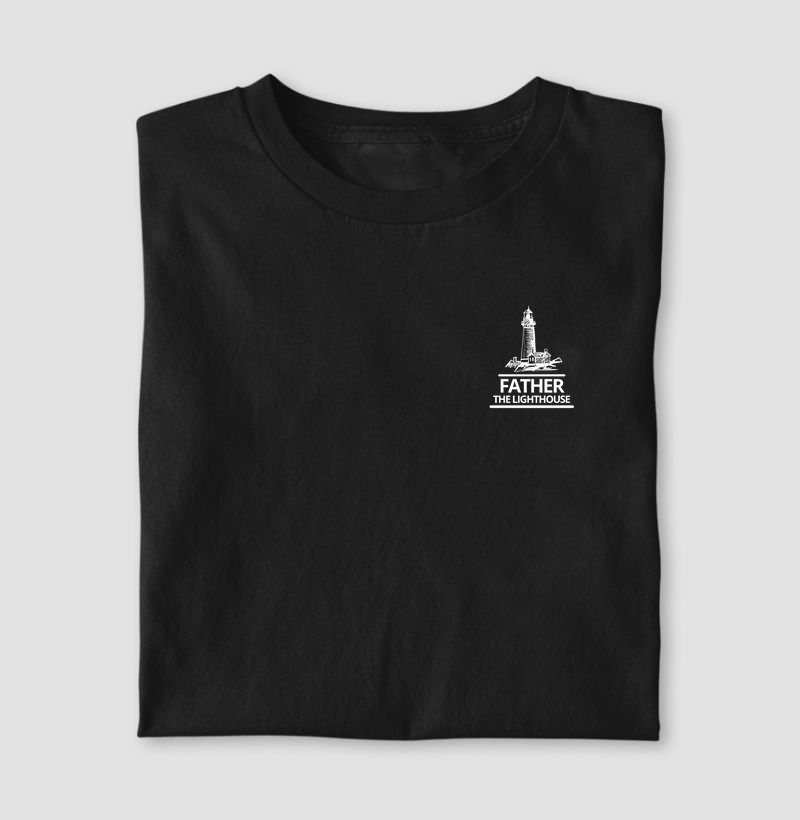 Camiseta de dia dos pais - Father The lighthouse - Algodão 30.1
