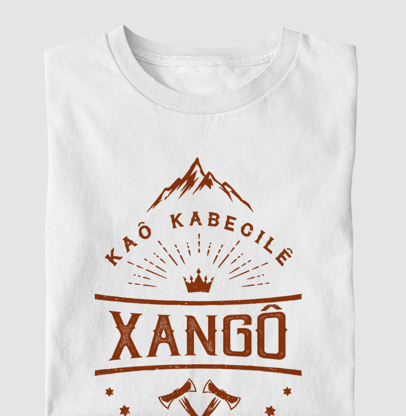 Camiseta Umbanda Orixá Xangô - Kaô Kabecilê