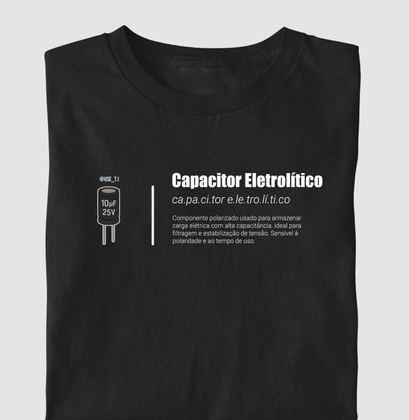 “Capacitor eletrolítico" Hardware - T.I