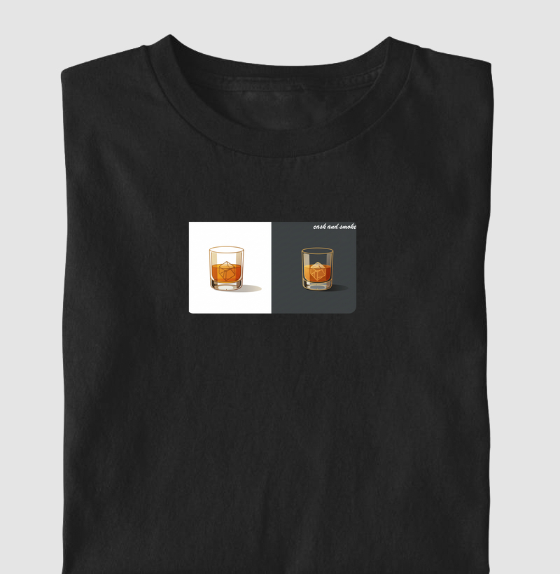 Camiseta Whisky Dia e Noite