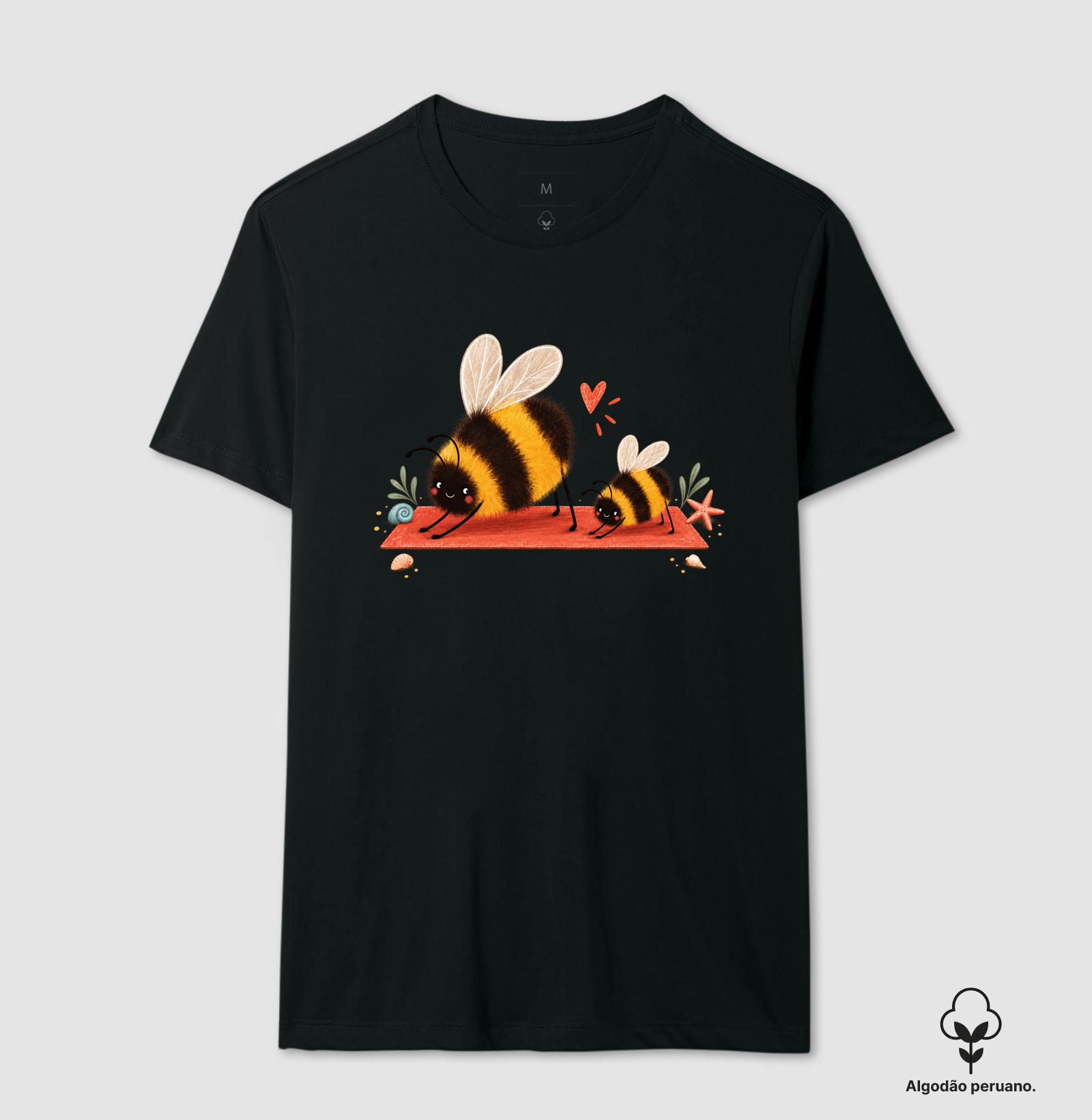 Abelhinhas — Alongando Juntas - Camiseta Algodão Peruano