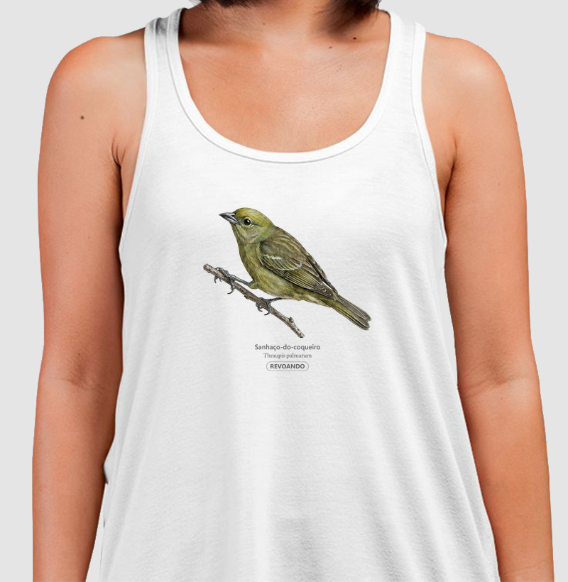 Traços Alados - Sanhaço-do-coqueiro - Regata