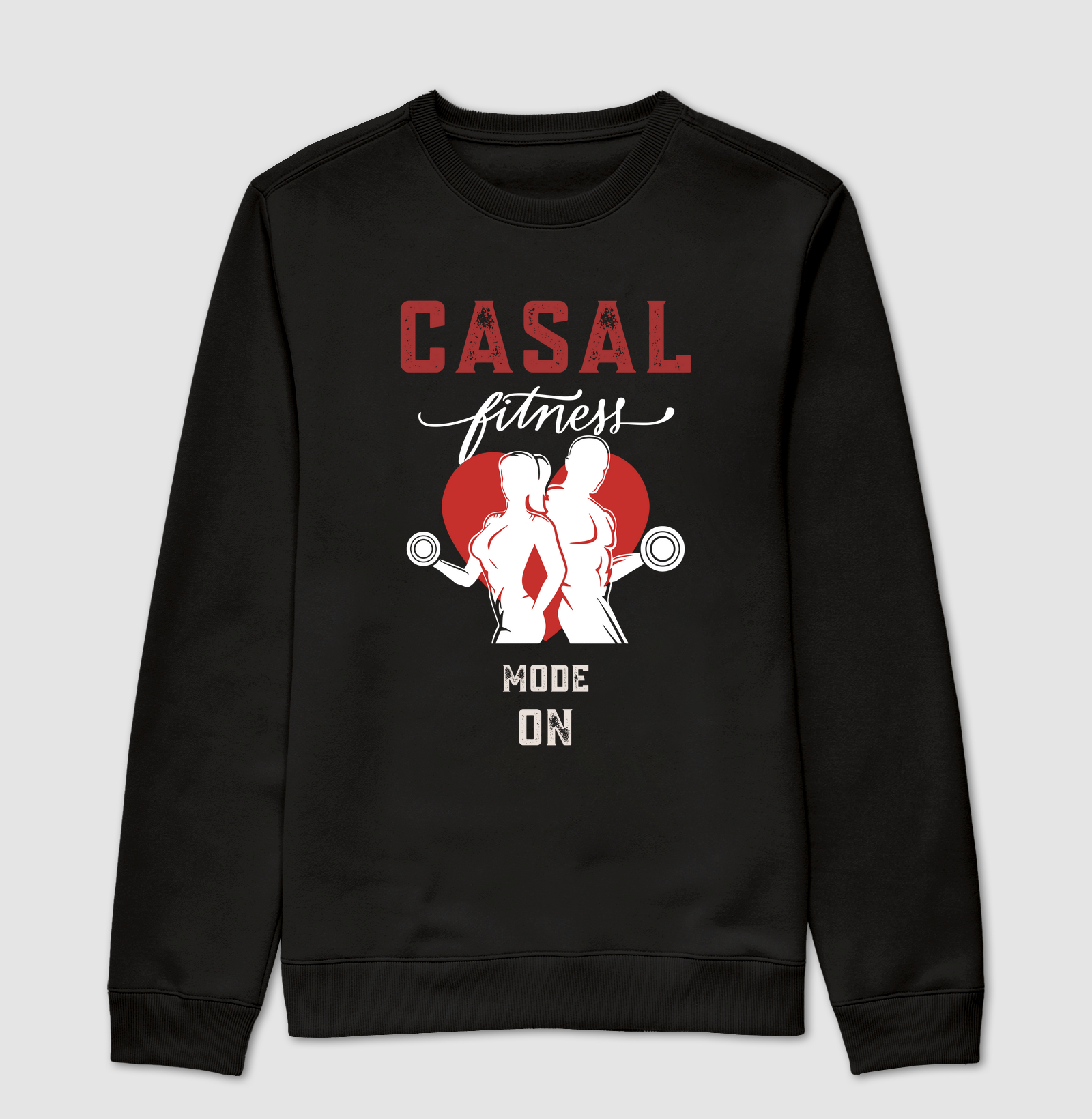 Casal fitness mode on