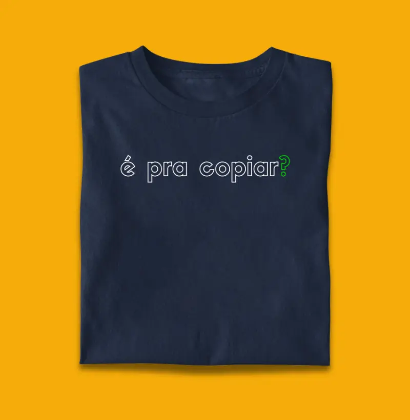 É pra copiar?