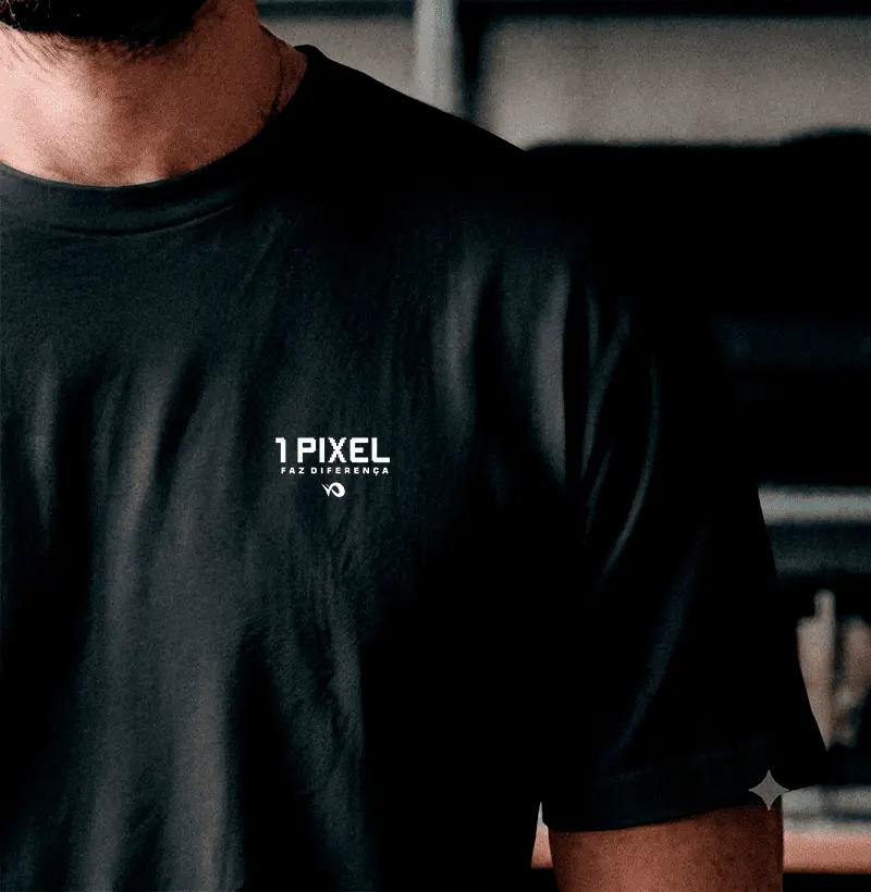 1 Pixel | Camiseta - Algodão peruano