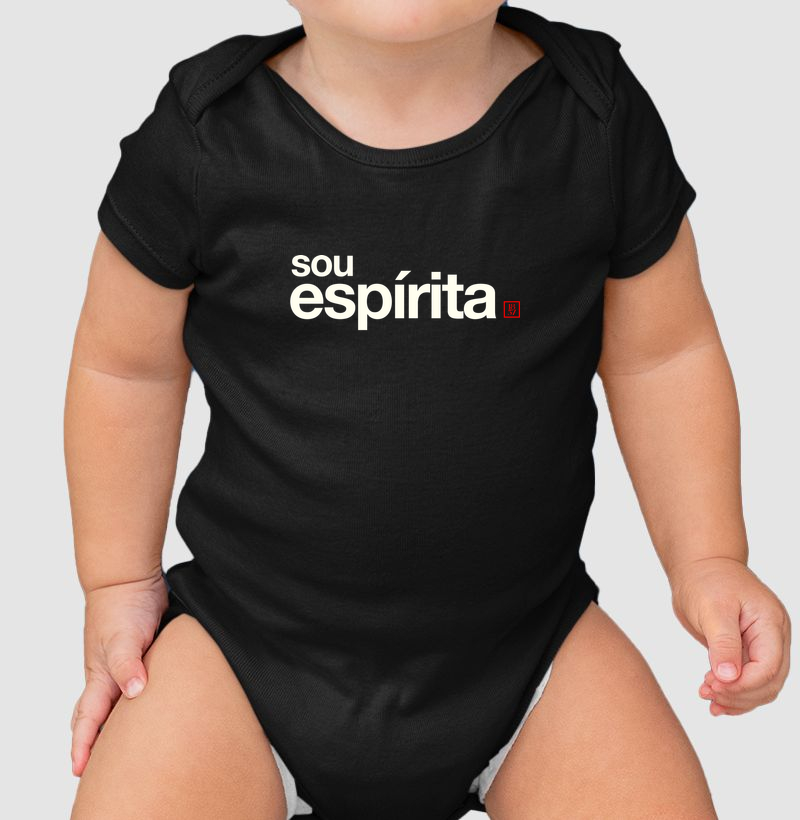 Camiseta Sou Espírita - Body Infantil