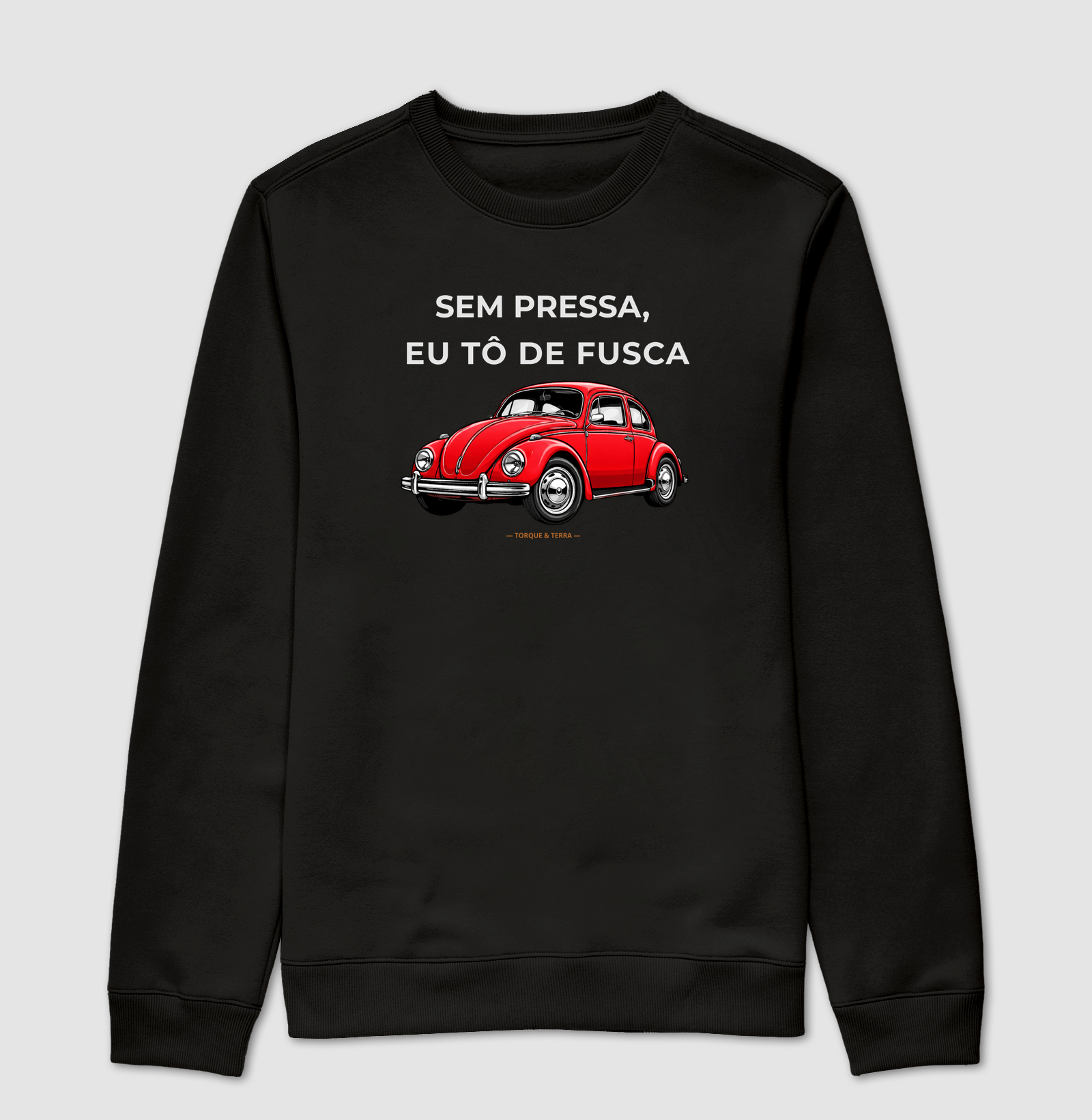 Sem pressa, eu tô de fusca - Vermelho