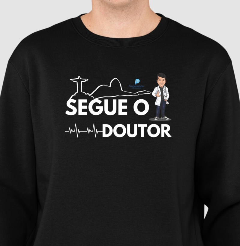 Suéter segue o Doutor