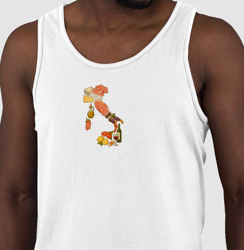 Mapa da Itália por Ingredientes