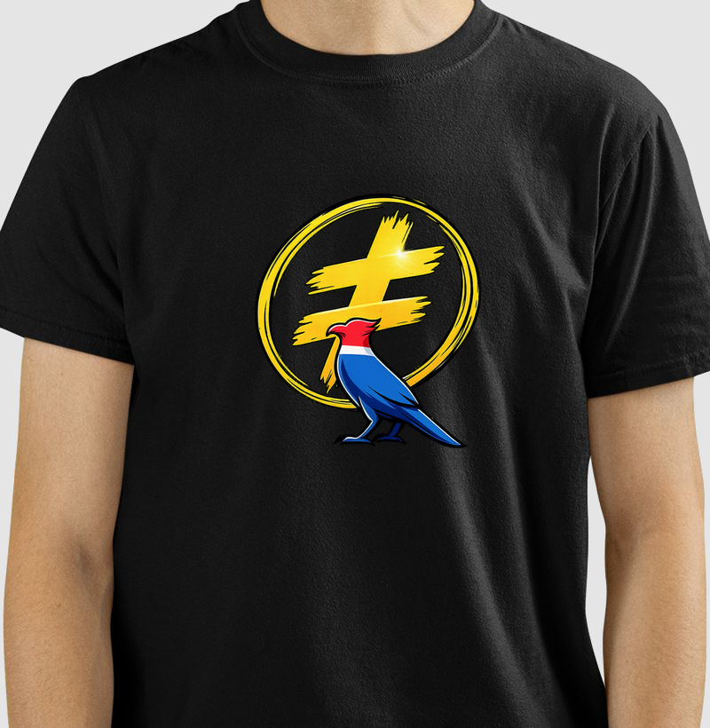 Camiseta com estampa “≠” e pássaro colorido — símbolo de diversidade e liberdade. Um manifesto de orgulho e inclusão para quem acredita na força das diferenças.