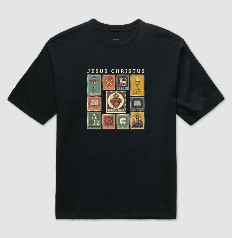 Camiseta Oversized Jesus Christus Selos