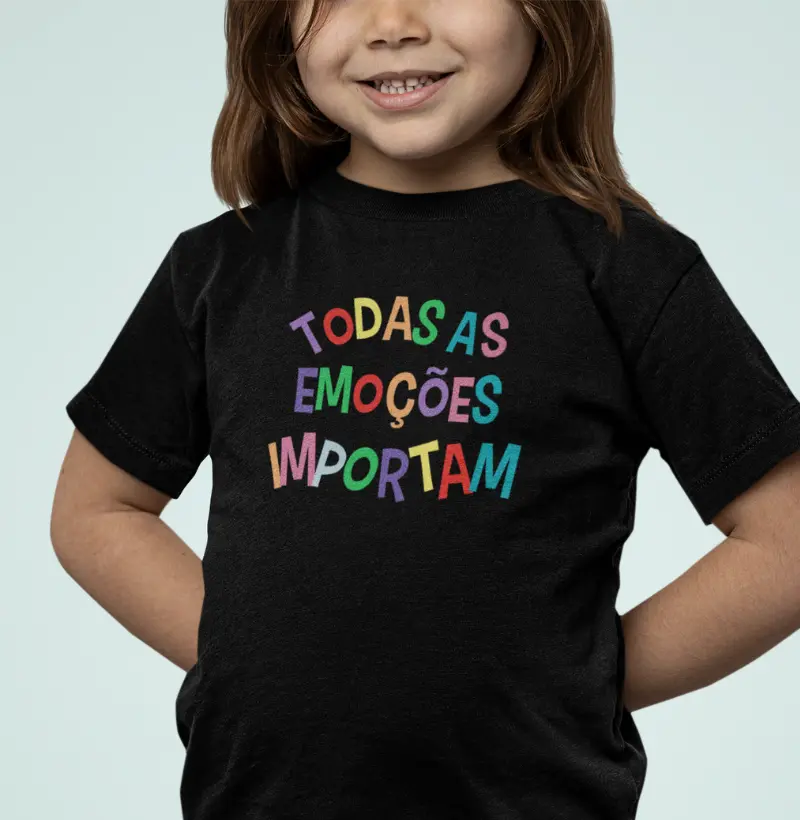 Camiseta Mini - Emoções  | Lançamento