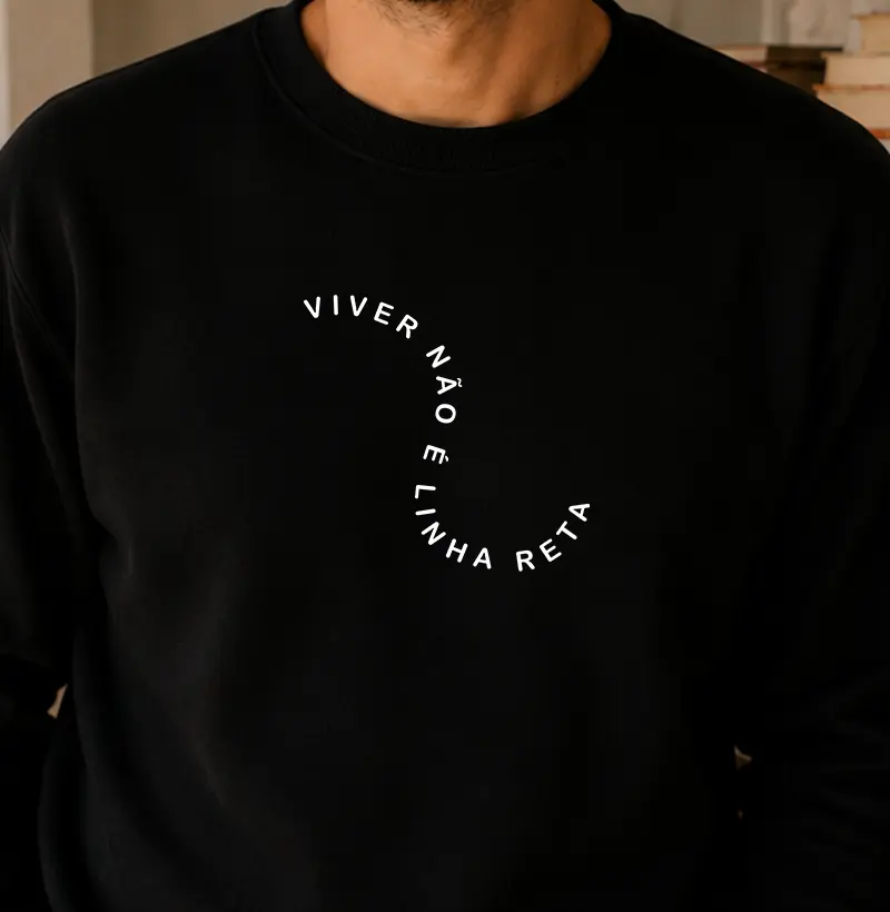 Viver não é linha reta