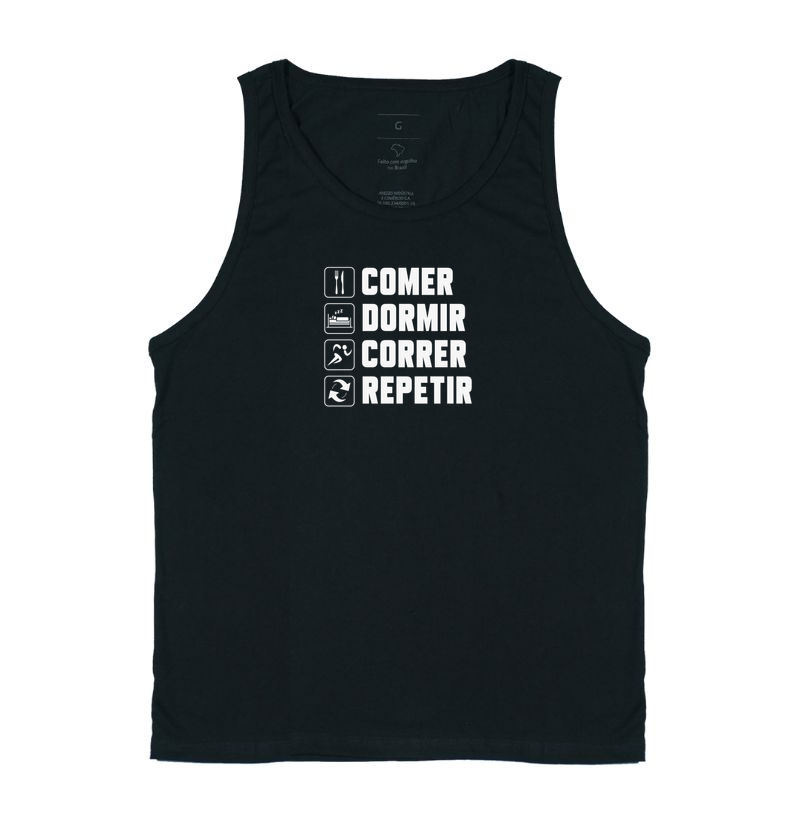 Camiseta Fawk - Comer, dormir, correr, repetir