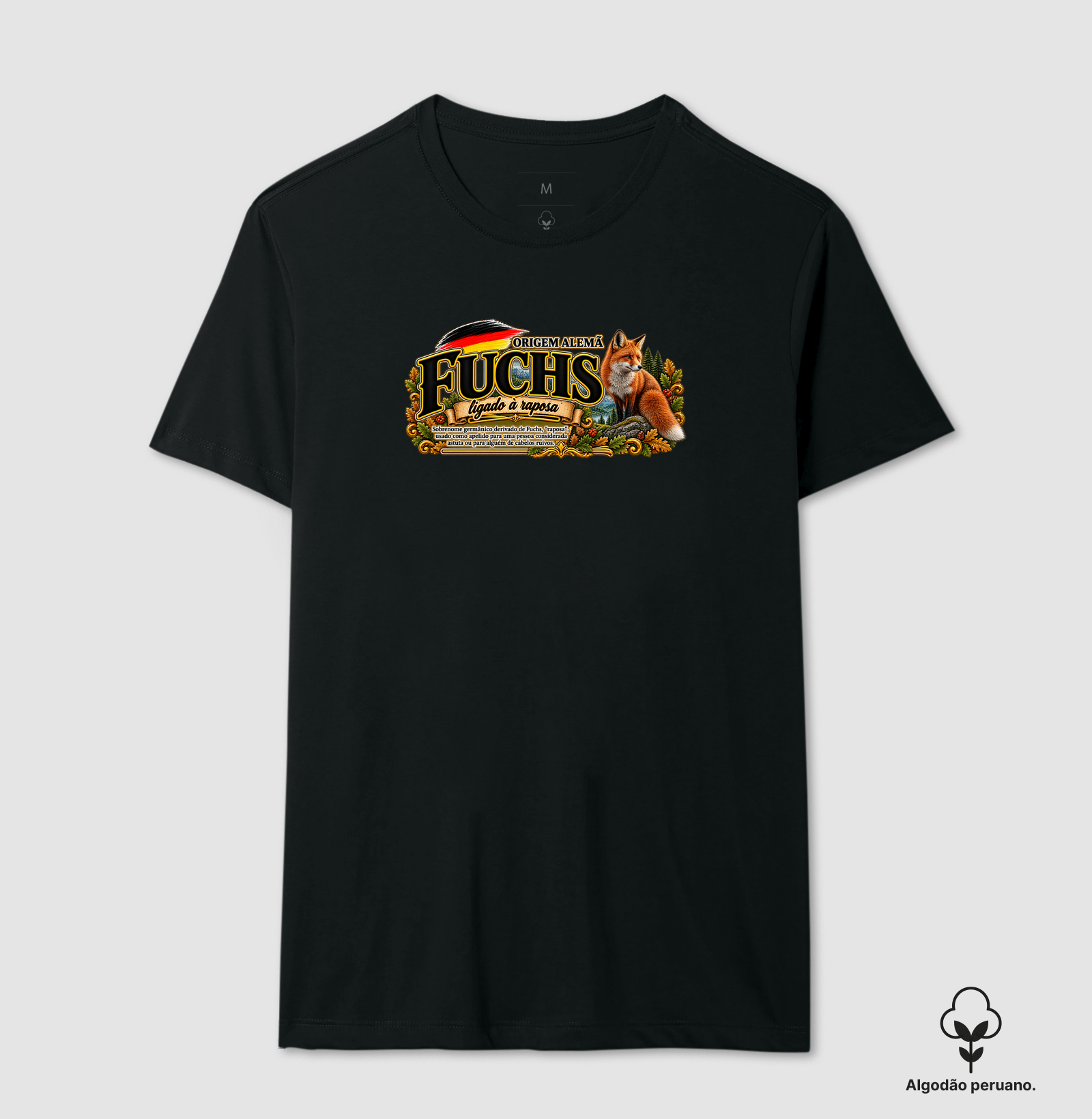 Fuchs  - Camiseta Algodão Peruano