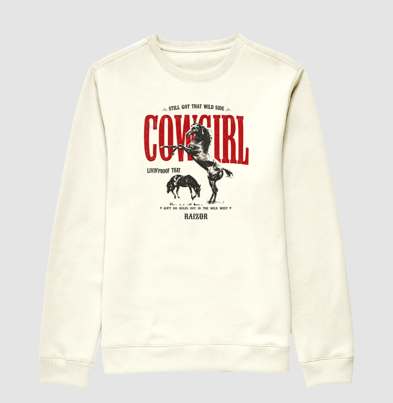Moletom Cowgirl ranch