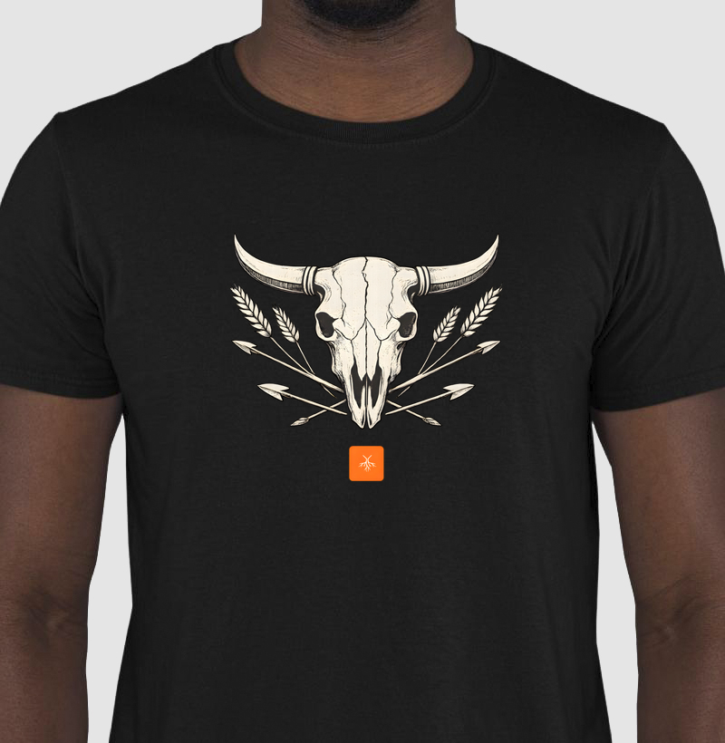 Camiseta Cranio Bovino