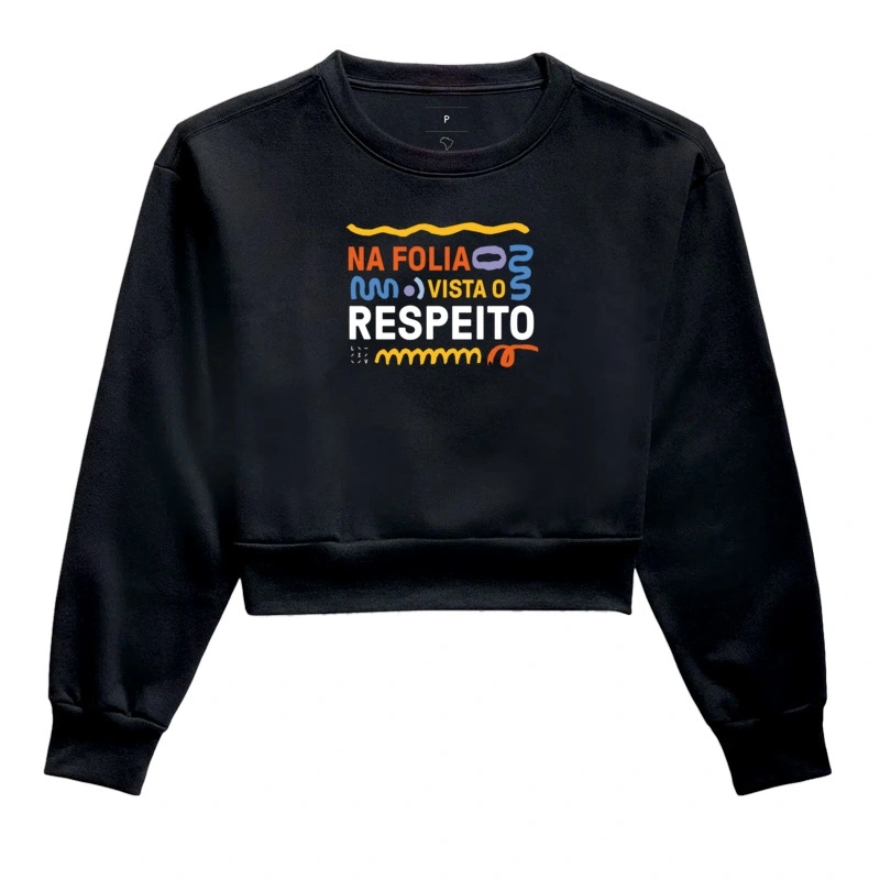 Respeito - Cropped Moletom