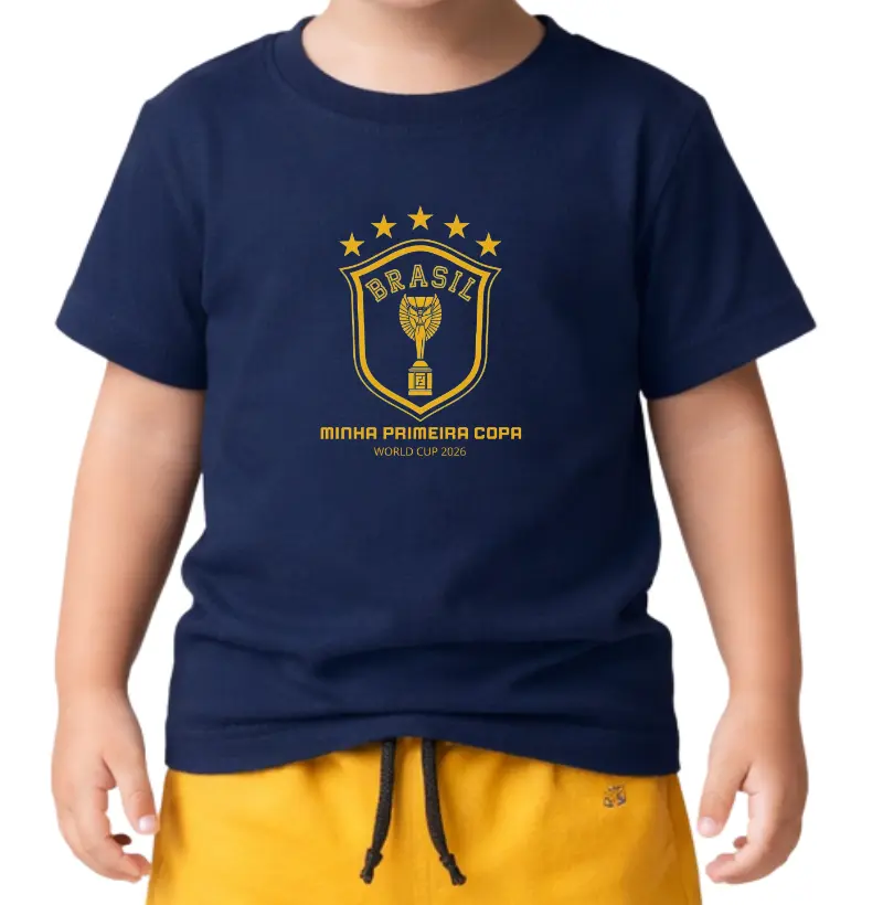 Camiseta Minha Primeira Copa Jules Rimet