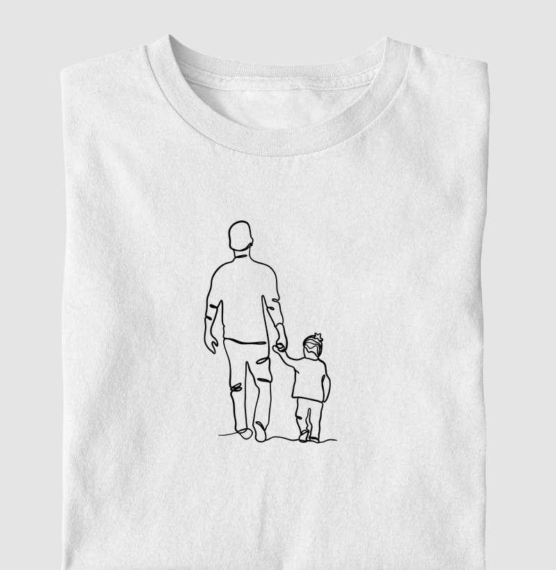 Camiseta Masculina Pais e Filhos