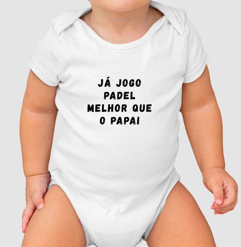 Já jogo padel melhor que o papai