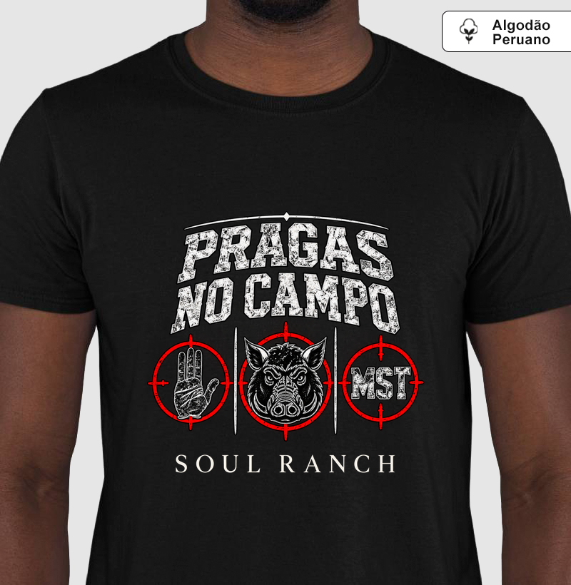 Camiseta Pragas no Campo
