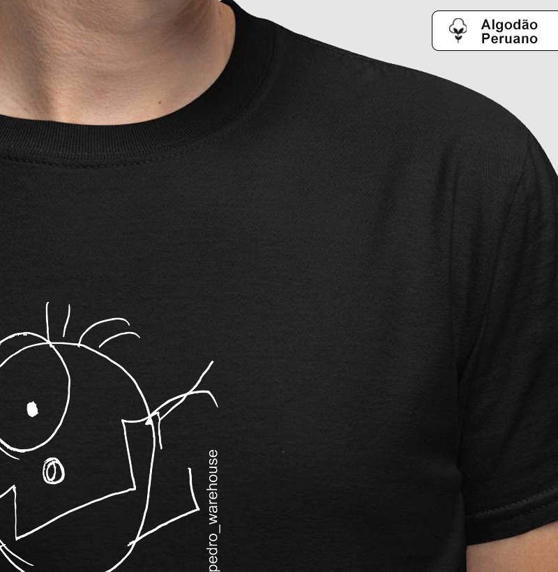 CAMISETA PREMIUM ALGODÃO PERUANO - MINI MONSTRO