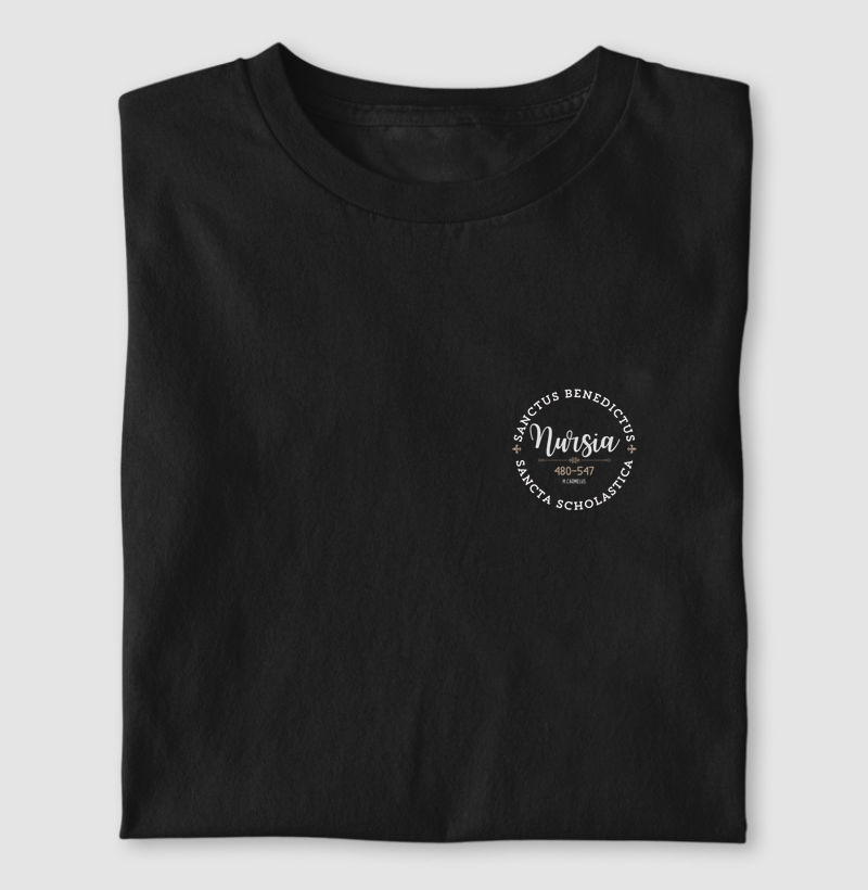 Camiseta Santa Escolástica e São Bento - Camiseta