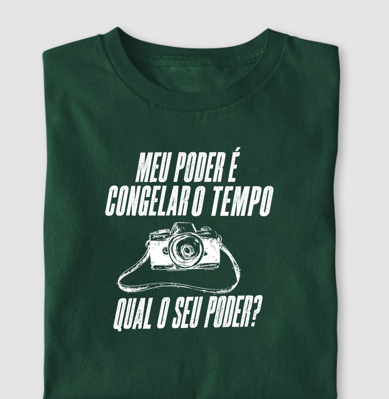 Meu poder é congelar o tempo