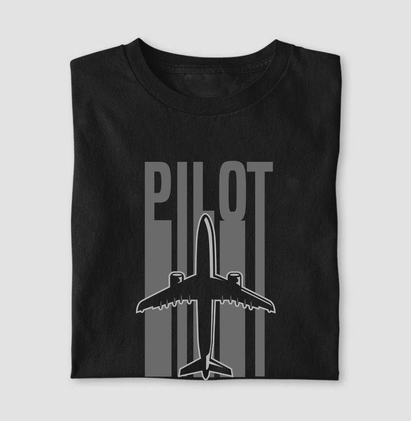 Piloto retrô minimalista