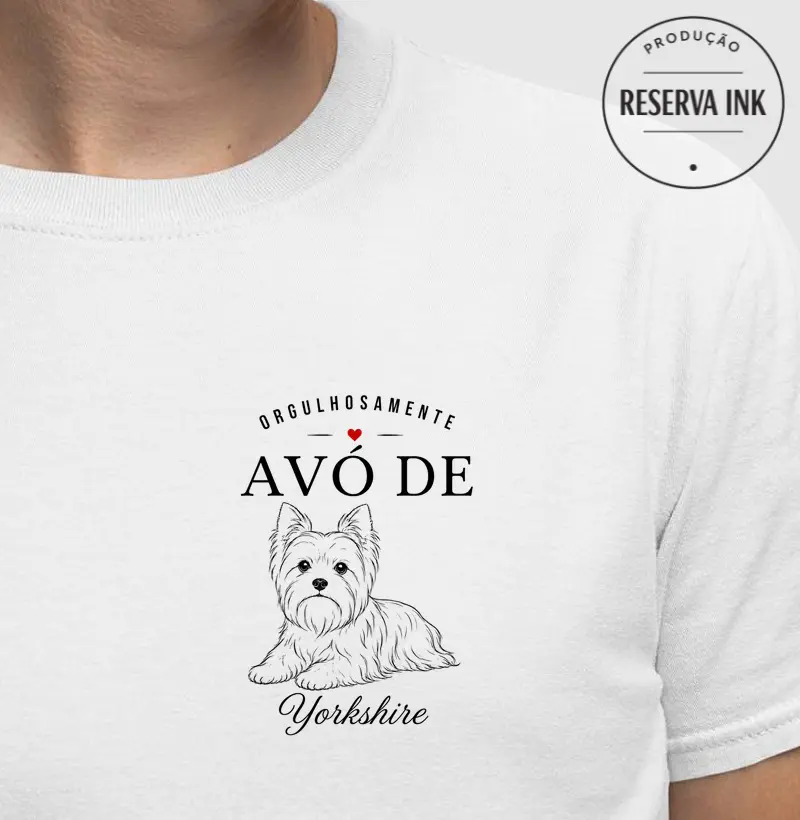 Orgulhosamente Avó de Yorkshire