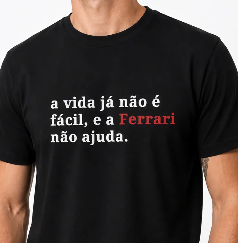 Ferrari não me ajuda