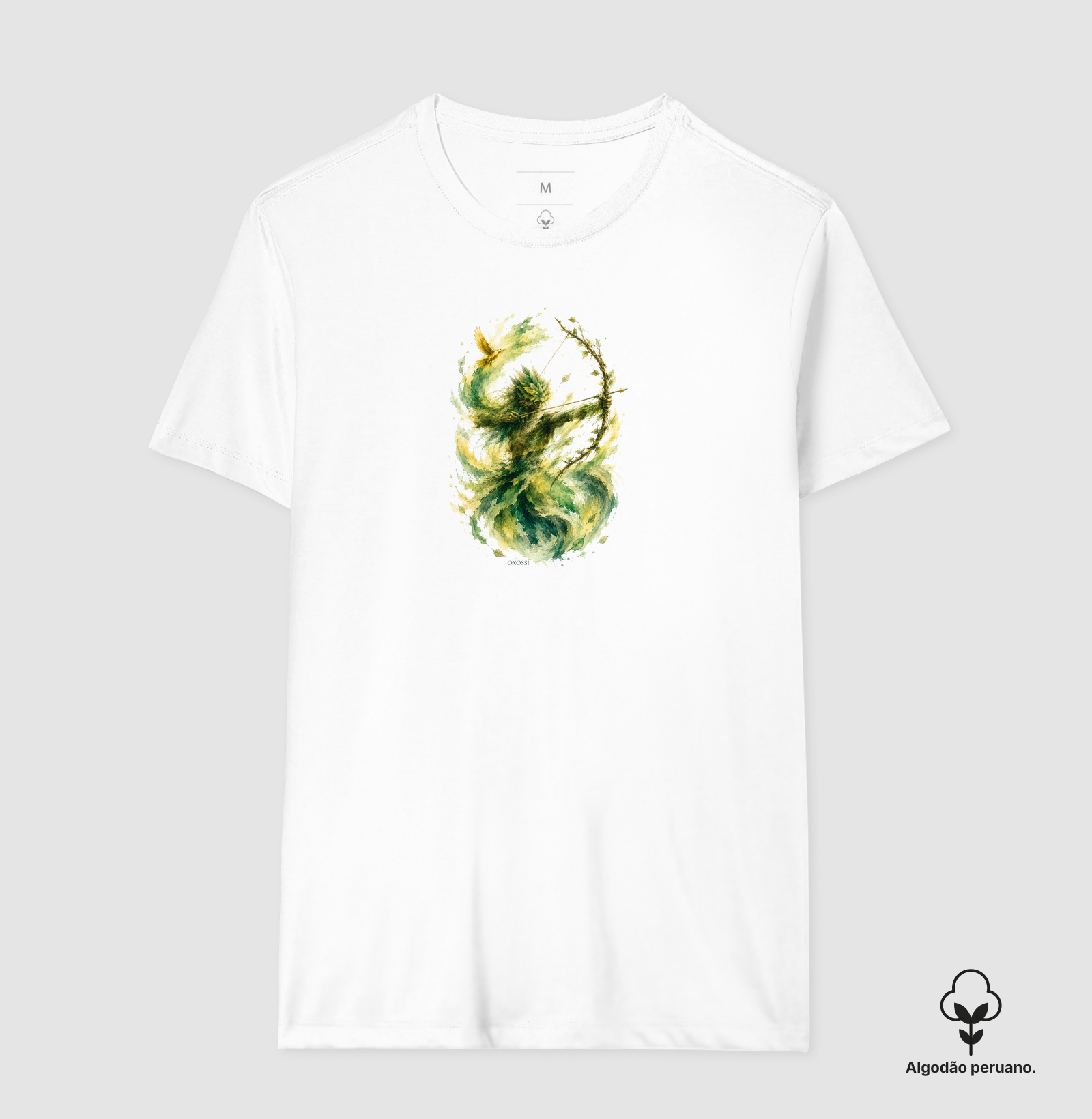 Camiseta Oxóssi – Coleção Orixás Algodão Peruano