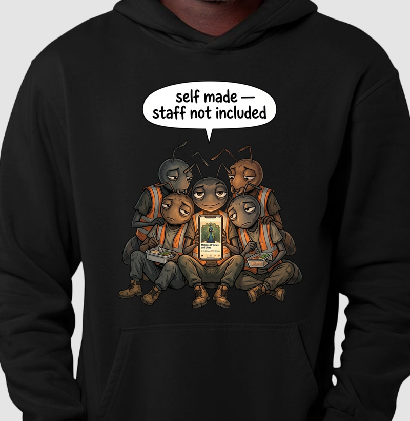 Hoodie AROUA — Self Made | Bicho Solto | Moletom com Capuz Streetwear Algodão/Poliéster