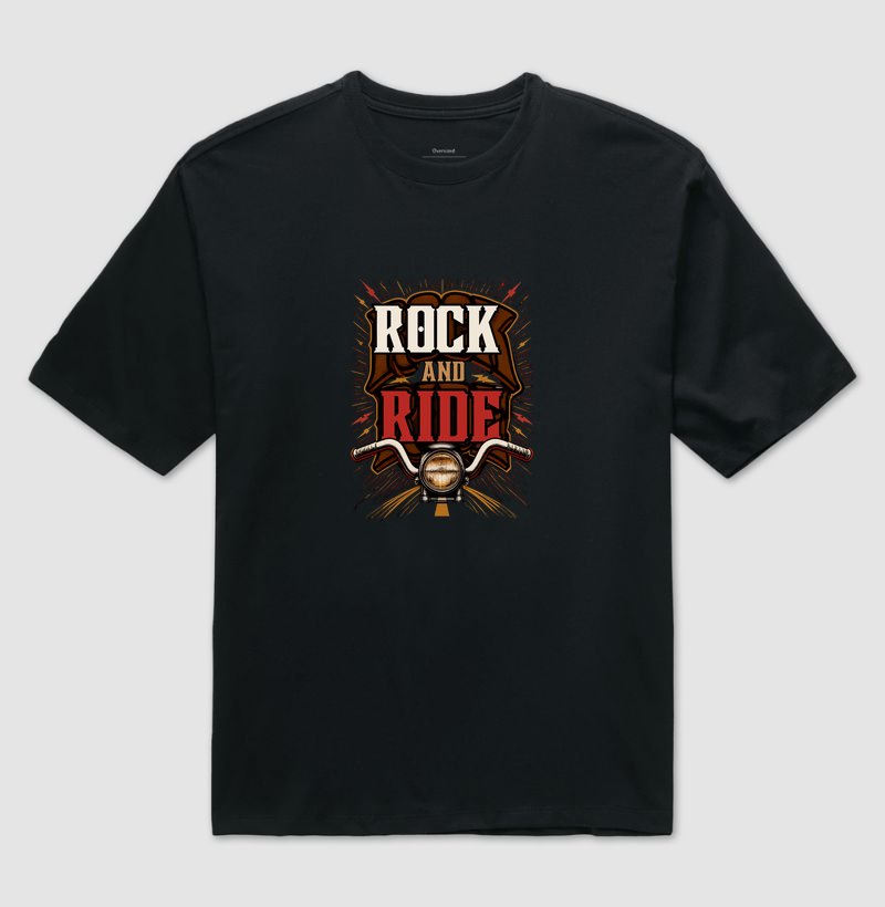 Rock and Ride - Camiseta Oversized