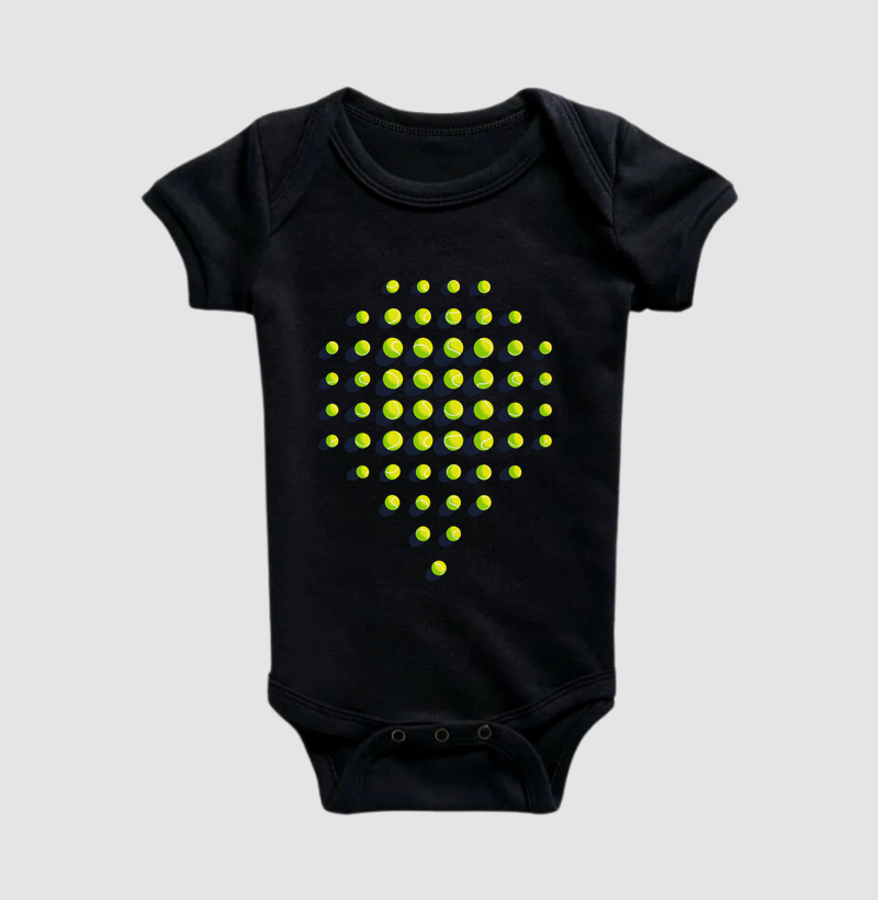 Camiseta Padel Raquete de Bolinhas