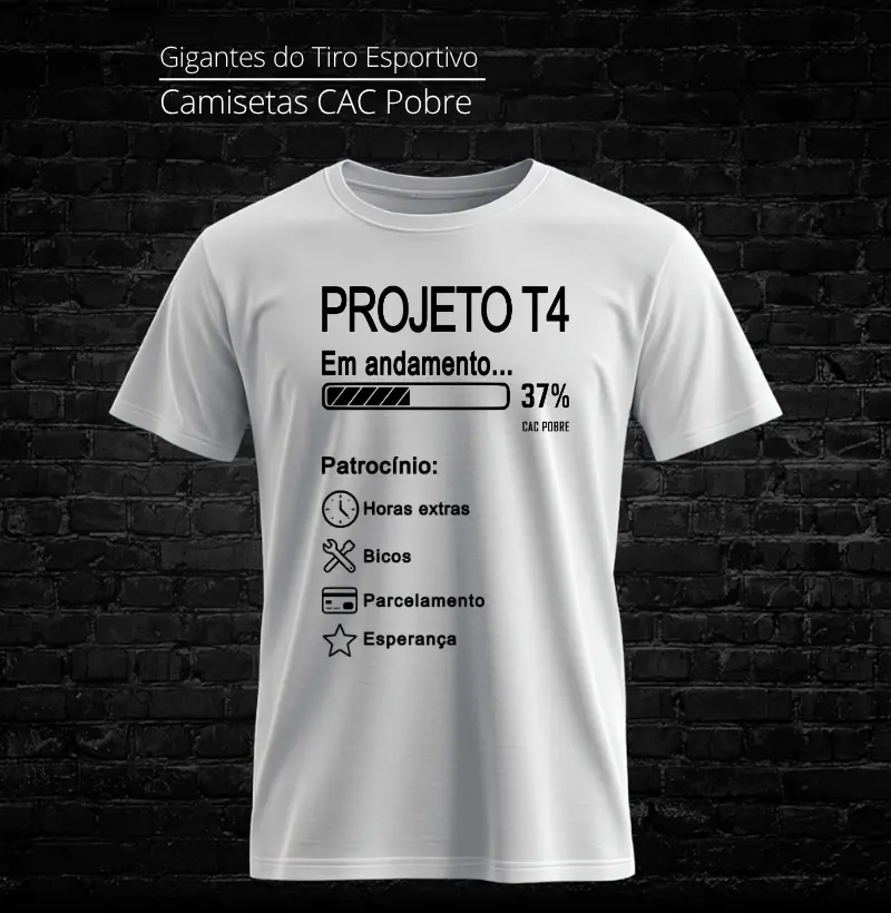 Projeto T4 CAC Pobre - Camiseta
