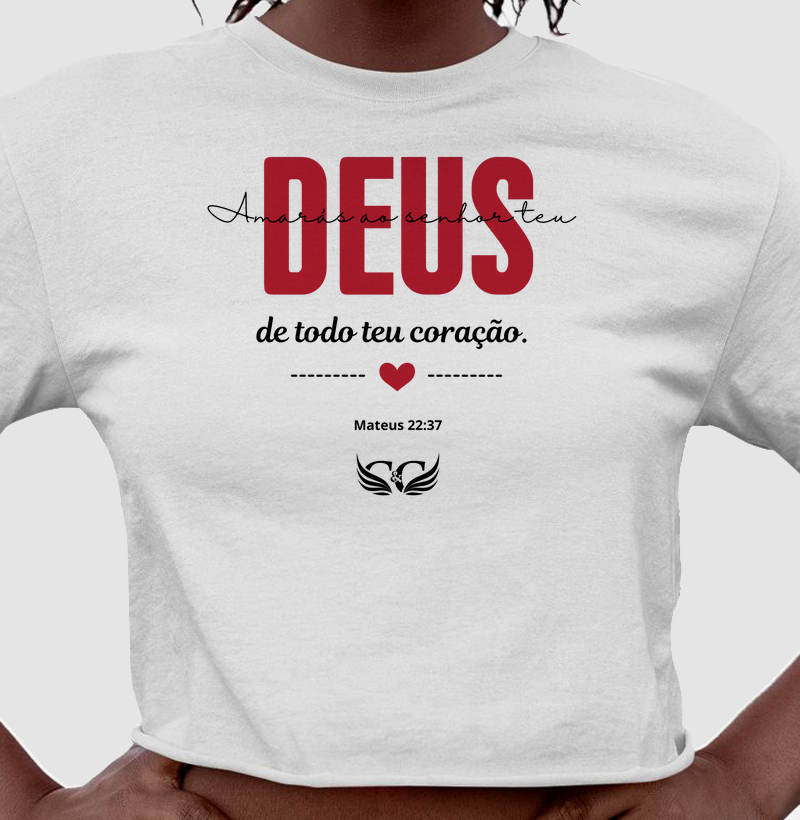 Cropped Amarás ao Senhor teu Deus. Mateus 22.37